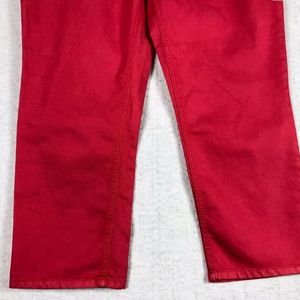 Women's Red Capri