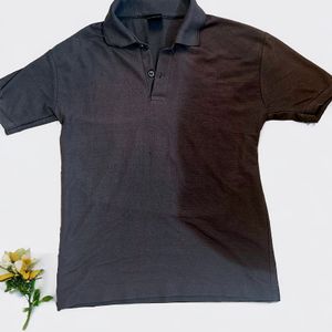 Unisex Polo Tshirt - Charcoal