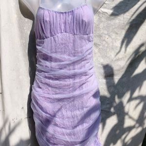 5.22.9 LAVENDER CUTE MINI RUCHED TYPE BODYCON