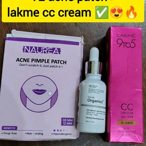 🔥 salicylic acid Serum+72 Acne patch+ cc cream😍✅