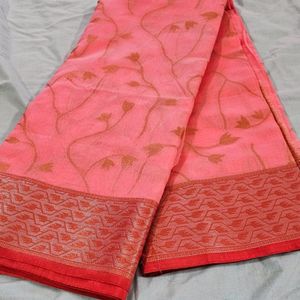 Banarsi cotton silk saree 💞