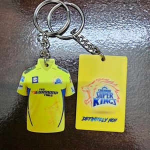 Ms Dhoni Keychain Combo Csk Ipl