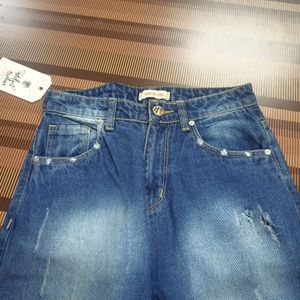 (M-96) 28 Size Straight Denim Jeans