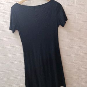 30rs Off🚚Black Mini Ribbed Dress (Women's)
