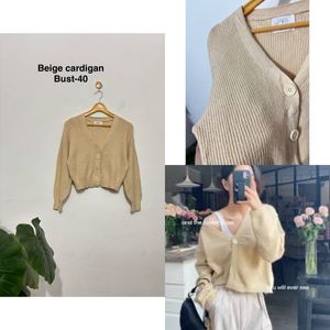 Beige Cardigan