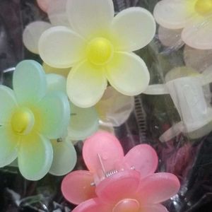 3 Flower Clips