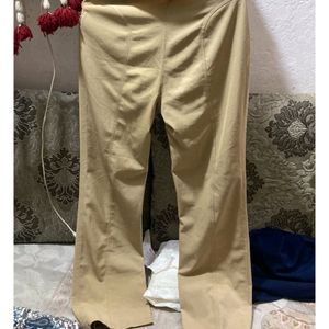 Beige Color Trousers