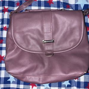 Stylish Sling Bag - Purplish Mauve Colour