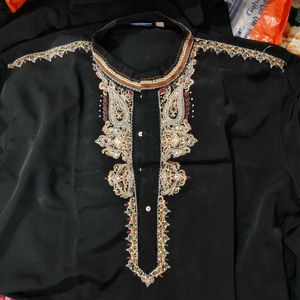 Embroidered Pathani Suit for Men