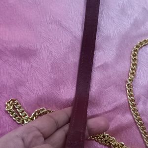 Metal Leather Shoulder Strap