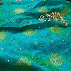 Heavy Stone Work Saree