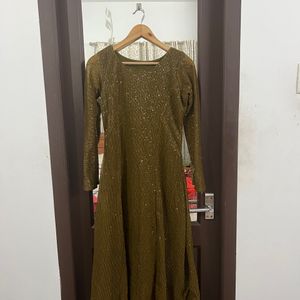 Mehandi Kurti Top olive Green