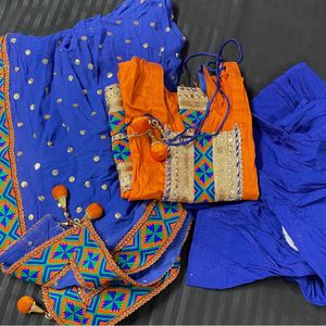 Punjabi Suit With Heavy Duptta