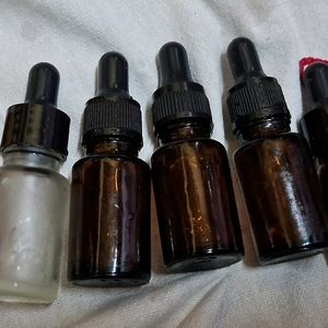 6 Serum Bottles Empty