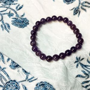 Amethyst Bracelet- 8mm beads