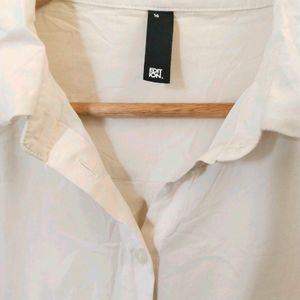 Edition Cream Premium Formal Shirt Size 4XL