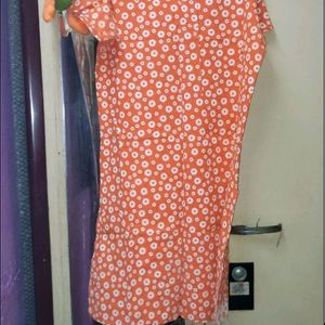 Orange Kurta Set