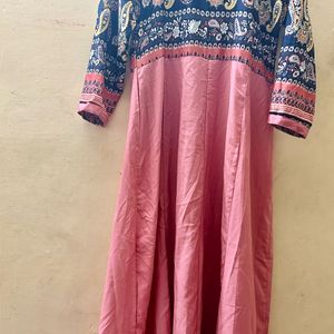 Pink Printed Kurta (women)