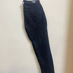 Denim jeans, black colour