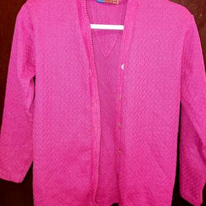 Korean Pink Cardigan