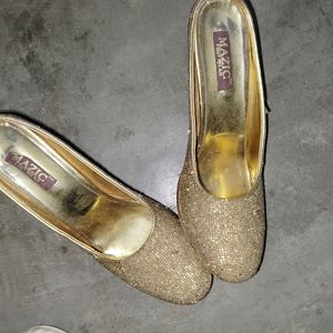 Golden Used Heels