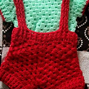 Baby Romper Crochet Set