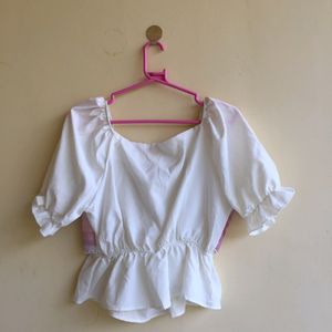 Cottage Core Pink Top