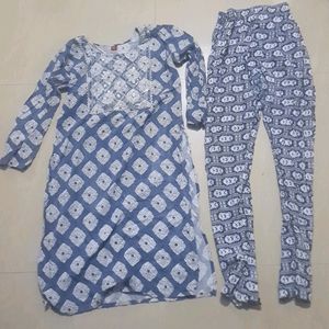 Cotton Kurta Set