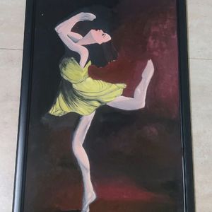 Dancing Ballet Girl Painting