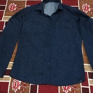 Navy blue shirt with trouser