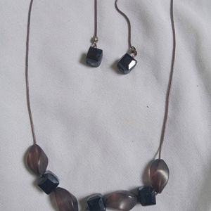 Long Necklace Earrings