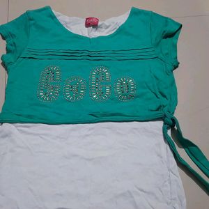 Green White Top