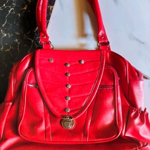 Red Hand Bag