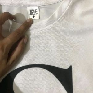 White S Letter TShirt Never Worn