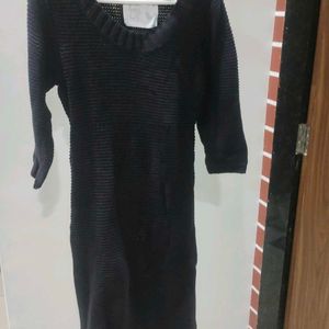 Knitted Woolen Dress