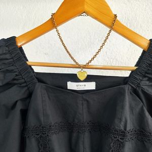 Sweetheart Neck  Crop Top