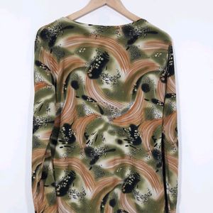 Women Green Printed Top