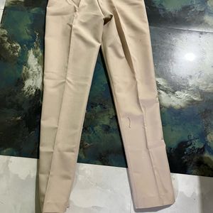 Pesado Men's SMART FLEXIBeige Formal Trousers