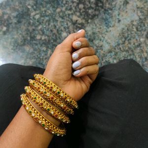 Gold Plated Bangles