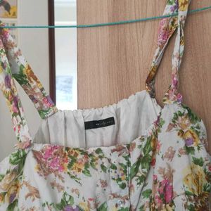 Floral Dress (removable straps)