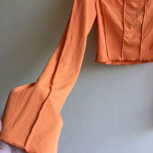 Orange Shein Top