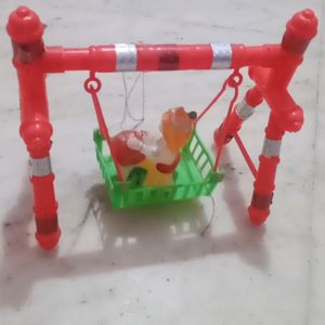 Lord Krishna Plastic Jhula. (Foldable)