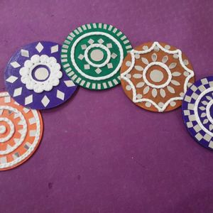 Beautiful Handmade Mandala Coasters