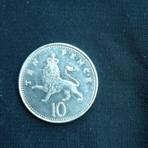 British Coin 10 Pence