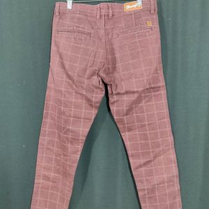 Maroon Casual Pant (Men)