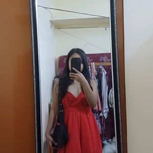 Wine Red Dress