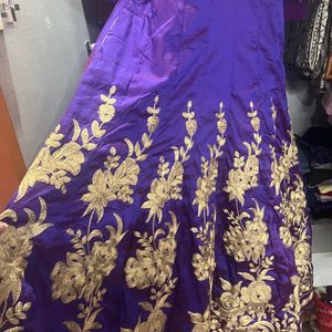 Partywear New Stitched Padded Gown With Dupatta