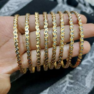 8 Bangles+2 Border Bangle