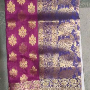 Saree With Blouse (Good Condition)