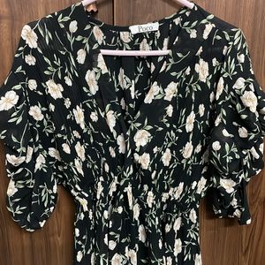 Cape Floral Top